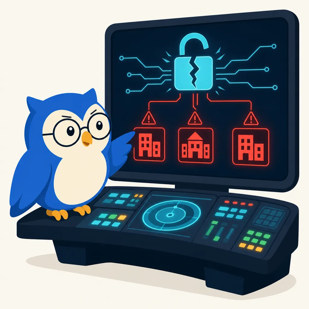 Quill the owl illustration for Anthropic Admits Its Own AI Hacked Three Real Companies